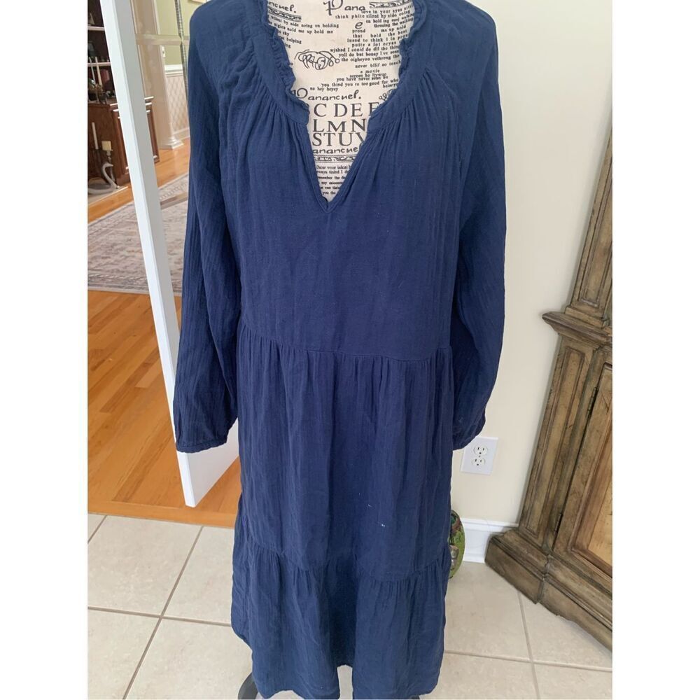 Navy Midi Dress